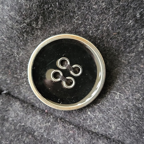 EUC like new wool Hydraulic women's black double breast pea coat oversized 3X - Picture 10 of 13